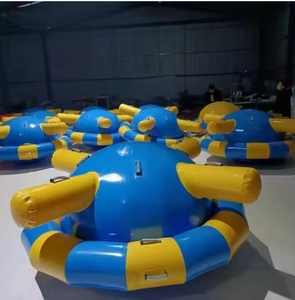 Jeux de parc <span class=keywords><strong>aquatique</strong></span> gonflables personnalisés commerciaux volant Disco bateau remorquable eau <span class=keywords><strong>aquatique</strong></span> Saturn Rocker pour événements en plein air - Product Image 2