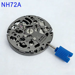 Genuine NH72 Black Skeleton <b>Mechanical</b> Movement Mod Automatic Mechanism Replacement NH72A High Accuracy 24 Jewels - Product Image 1