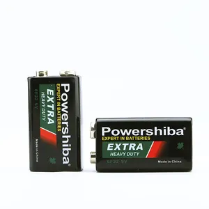 High Quality 6F22 Dry Battery 9 Volt Carbon Zinc Battery 9V 6F22