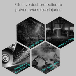 <span class=keywords><strong>Masque</strong></span> respiratoire demi-visage complet en TPE, anti-poussière, jetable et lavable, modèle 1212, fabriqué au Shandong – Vente en gros pour marques - Product Image 6