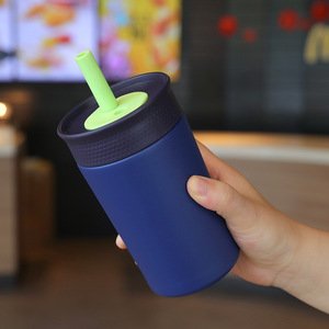 Vaso de Café con Succión de 360 ml con Logotipo Personalizado, Vaso Térmico de Doble Pared con Aislamiento al Vacío, Taza de Viaje Portátil de Acero Inoxidable 304 - Product Image 6