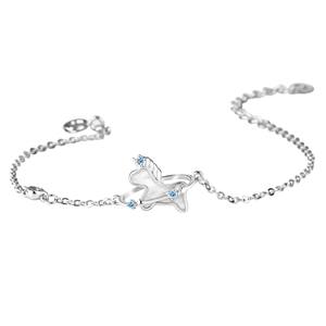 925 Sterling <b>Silver</b> Unicorn Pendant Necklace for Women - Colorfast Dainty Luxury Unique Summer-Ready Jewelry - Product Image 4