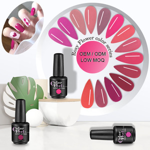 ชุดน้ำยาทาเล็บเจลแบบแช่ฐานน้ำยาทาเล็บ esmalte UV สำหรับบรรจุขวดแบบ DIY โลโก้ออกแบบได้ตามที่ต้องการ - Product Image 5