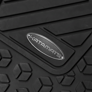 เสื่อยางกันน้ํากันลื่น 4 ชิ้นพรมปูพื้นรถยนต์สากลไม่มีกลิ่นปรับแต่งได้ง่ายสําหรับรถยนต์ส่วนใหญ่รถบรรทุก SUV - Product Image 1