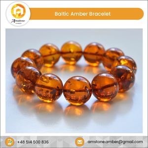 Hoàn hảo vòng đánh bóng Cognac màu tự nhiên Baltic hổ phách hạt Vòng đeo tay - Product Image 6