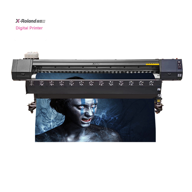 6ft Tarpaulin Advertising Printer Large Format Eco-solvent Printing Machine Outdoor Banner Pvc Eco Solvent Printer 2400 Dpi