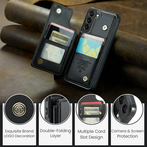 CaseMe Design di lusso per <span class=keywords><strong>Samsung</strong></span> <span class=keywords><strong>Galaxy</strong></span> <span class=keywords><strong>S20</strong></span> <span class=keywords><strong>FE</strong></span> custodia per cellulare Smart RFID Protector <span class=keywords><strong>Cover</strong></span> posteriore magnetica in PU per <span class=keywords><strong>Samsung</strong></span> <span class=keywords><strong>S20</strong></span> <span class=keywords><strong>FE</strong></span> - Product Image 2