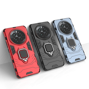 Funda delgada de plástico duro a prueba de golpes con soporte de anillo funda protectora trasera para teléfono para <span class=keywords><strong>Oppo</strong></span> <span class=keywords><strong>Realme</strong></span> 12 Pro 5G/12 Pro Plus 5G - Product Image 2