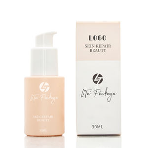 Bottiglia di olio essenziale smerigliato di lusso vuota unica bottiglia di vetro del siero cosmetico da 50 ml 60ml per olio per capelli con scatola e logo - Product Image 6