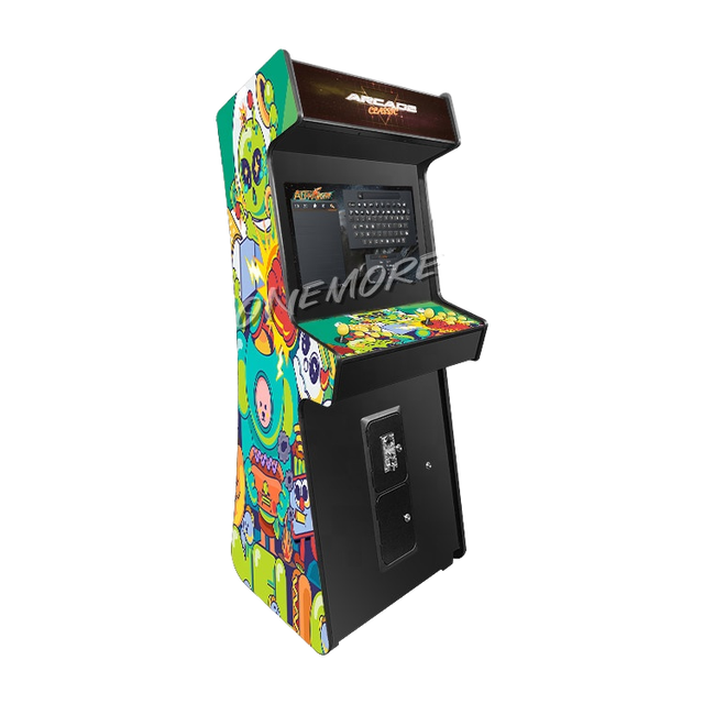 26 Inch Upright Game Machine Full Size 2 Players Stand up Arcade Games Amusement Machine Coin Operated 10000+ Games in Cabinet