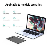 Tablette de dessin numérique 6X 4 pouces, interface d'écriture mobile pour ordinateur, dessin à la main, avec design USB, tablette graphique