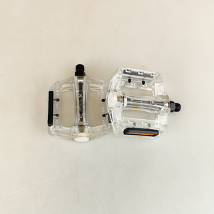 Nouvelles pédales translucides plat grande plate-forme BMX pédale de vélo de montagne - Product Image 2