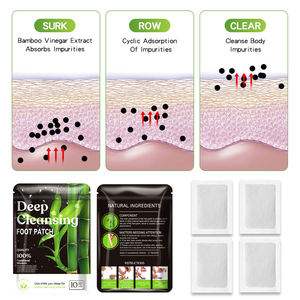 Coussinets pour les pieds nettoyants en profondeur pour un meilleur sommeil Soins des pieds Coussinets pour les pieds biologiques <span class=keywords><strong>japonais</strong></span> <span class=keywords><strong>de</strong></span> qualité supérieure avec poudre <span class=keywords><strong>de</strong></span> gingembre 10 pièces - Product Image 3