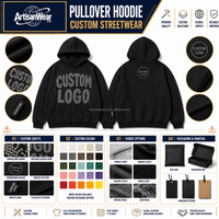 Sweat à capuche noir personnalisé pour homme avec lettres en strass sur le devant, manches texturées, style streetwear, OEM ODM