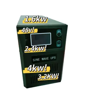 50/60Hz 저주파 순수 사인파 오프 그리드 하이브리드 인버터 12v 1.6kw 1600w 태양열 인버터 보증 5 년