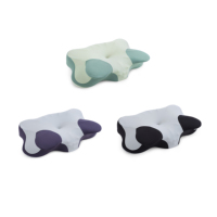 Oreiller de soutien cervical ergonomique personnalisé en forme de papillon, rembourré de mousse à mémoire de forme, hypoallergénique, respirant, certifié Oeko-Tex