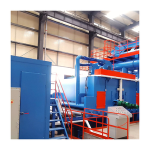 Macchina Granigliatrice Industriale Completamente Automatica ad Alte Prestazioni con Motore per la Granigliatura e la Pulizia Superficiale di Lastre d'Acciaio - Product Image 2