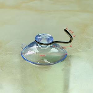 Ventosa Transparente Resistente de PVC con Gancho para Mesa de Vidrio - Product Image 3