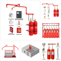 Système d'extinction d'incendie automatique en acier inoxydable FM200 à inundation totale pour les salles de stockage de batteries et les stockages d'énergie