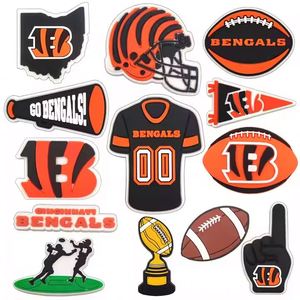 Vente en gros de décorations de chaussures personnalisées en PVC de style Lions de l'équipe américaine de football Detroit - Product Image 2