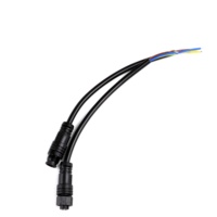 Câble d'alimentation en PVC M21 mâle à femelle connecteur LED étanche à 5 broches