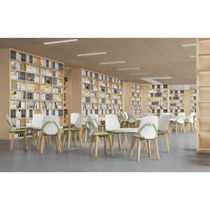 เก้าอี้พลาสติกแบบซ้อนได้ โครงโครเมียม เป็นมิตรกับสิ่งแวดล้อม สำหรับโรงเรียน ห้องเรียน ห้องฝึกอบรม ขายส่งจากโรงงาน ปรับแต่งสีได้ - Product Image 4