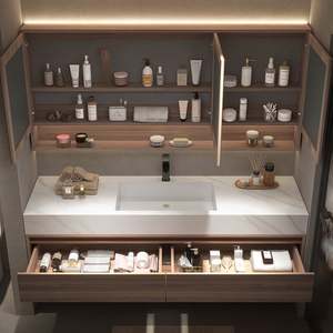 Mueble de Baño de Lujo Estilo Americano, Moderno, Personalizado e Impermeable - Product Image 6