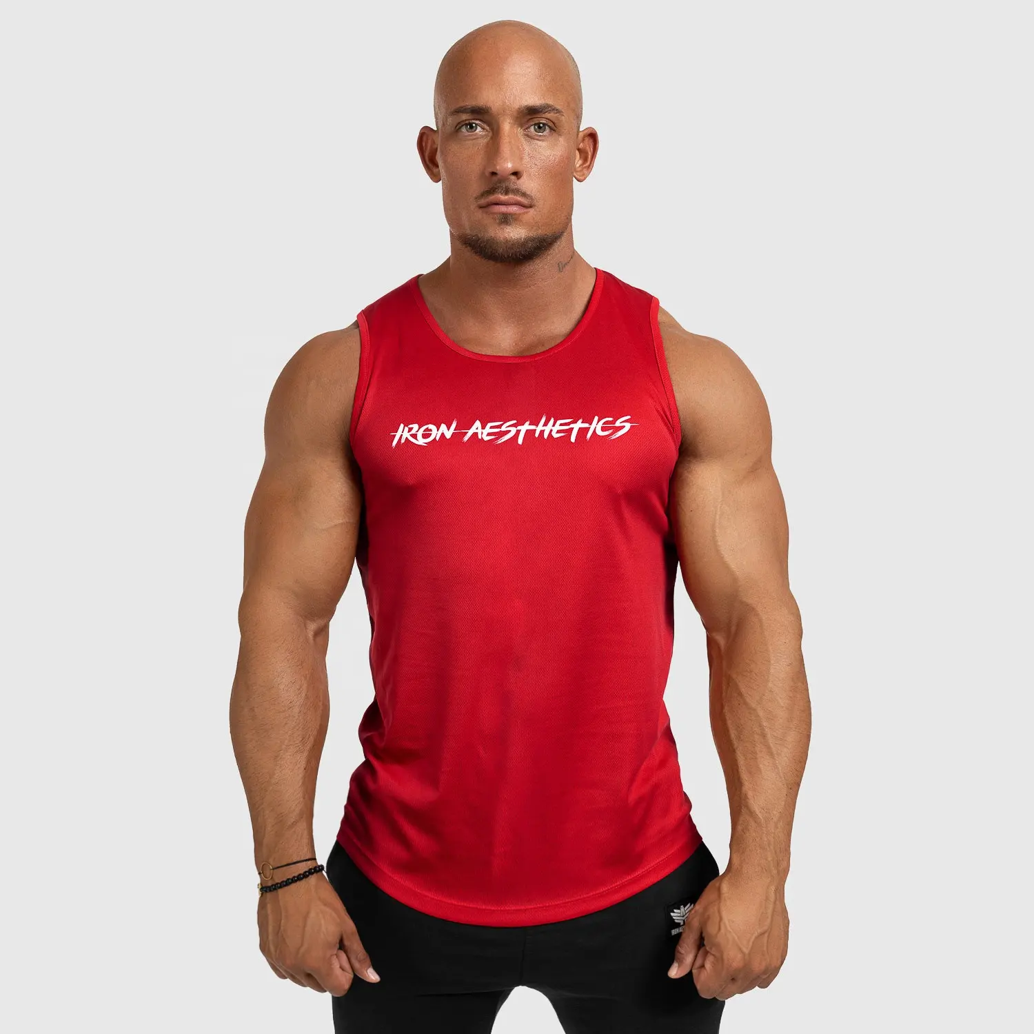 Yeni Stype tüm boyut erkek Tank Top spor atlet egzersiz kolsuz T Shirt spor erkekler eğitim tankı üstleri
