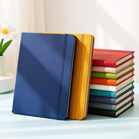 Carnet de notes de luxe A5 en cuir PU avec logo personnalisé, reliure thermique, coffret cadeau d'entreprise avec stylo et clé USB, 100 feuilles