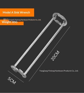ประแจอเนกประสงค์สแตนเลส สำหรับท่อน้ำ ท่ออ่อน อ่างล้างหน้า ห้องน้ำ ใช้สำหรับติดตั้ง ซ่อมบำรุง และถอดประกอบ - Product Image 6