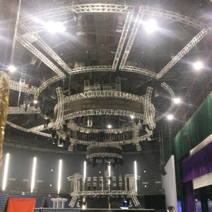 Truss de poste de portería de escenario de marco de aluminio de alta resistencia Truss de techo curvo Techo estructural Truss de techo Curvo - Product Image 4