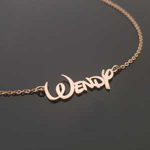 Disneip <span class=keywords><strong>nome</strong></span> <span class=keywords><strong>collana</strong></span>, il <span class=keywords><strong>nome</strong></span> della <span class=keywords><strong>collana</strong></span> per le ragazze, adolescente, <span class=keywords><strong>Collana</strong></span> in acciaio inox monili di colore di ritegno - Product Image 6