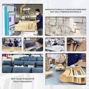 طقم كنب مكتبي على الطراز الأمريكي وأثاث إيطالي عتيق لغرف المعيشة في الفيلات، كنبة من جلد البقر الأصلي المحبب بالكامل والمشمع والمعنقد - Product Image 4