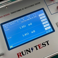 Testeur de résistance DC monophasé pour transformateur à enroulement haute précision 0,2 % 20A IEC pour