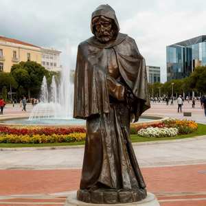 맞춤 제작 실물 크기 실내/실외 청동 주조 종교 인물 예수상 (맞춤 색상 가능) - Product Image 3