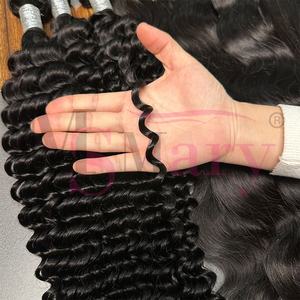 Extensions de Cheveux Humains Bouclés Pixie 100% Cheveux Indiens Bruts avec Closure et Lace Frontal - Product Image 3