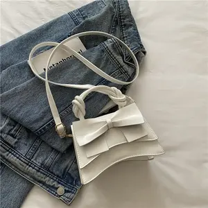 Bolsos de Mano de Cuero PU para Mujer, Diseño Lindo 2026, con Lazo, Bolsos Cruzados, <span class=keywords><strong>Mini</strong></span> Bolsos - Product Image 6