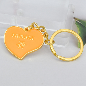 Biểu Tượng Tùy Chỉnh Thời Trang Sáng Tạo Dễ Thương Keyring Mặt Dây Chuyền Trái Tim Kẽm Hợp Kim Kim Loại Men Keychain Cho Món Quà Lưu Niệm - Product Image 4