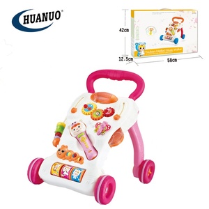 Jouet de <span class=keywords><strong>chariot</strong></span> d'activités d'apprentissage précoce pour bébé, multifonctionnel, siège à bascule, musical, marcheur simple pour bébé - Product Image 2