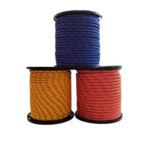 Corde d'escalade de sécurité tressée en nylon à faible élasticité, haute résistance, flexible, pour l'extérieur, l'alpinisme et les évacuations d'incendie – Approvisionnement direct usine