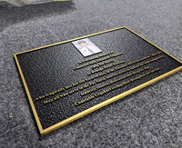 Plaque commémorative en laiton massif avec inscription gravée sur mesure, marqueur métallique pour la décoration des tombes et des mausolées