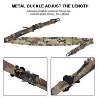 Sangle tactique en métal style Ferro Slingster à 2 points avec languette de retrait rapide pour la chasse pratique