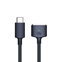 Câble de charge USB magnétique, broche Pogo, USB C, USB-C, USBC, cordon de données, personnalisé, solide, bobine magnétique N52, spirale, câble enroulé