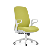Mobilier de bureau luxueux Chaise de bureau ergonomique pivotante et tournante pour ordinateur Chaise de bureau en maille à dossier moyen pour le bureau