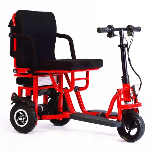 Scooter électrique léger avec frein électromagnétique batterie portable scooter pliable détachable pour personnes âgées handicapées-BZ-24250
