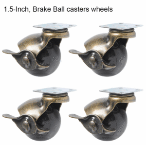 <span class=keywords><strong>Roulettes</strong></span> de boules 1.5 et 2 pouces, 40mm ou 50mm, <span class=keywords><strong>pour</strong></span> décorer les chaises, <span class=keywords><strong>meubles</strong></span> <span class=keywords><strong>anciens</strong></span>, <span class=keywords><strong>pour</strong></span> petits caddie - Product Image 2