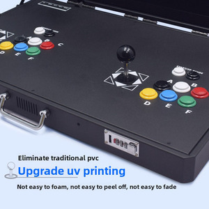 Máquina de <span class=keywords><strong>Juegos</strong></span> Arcade Portátil Recargable de 27 Pulgadas, Personalizable en Inglés, Consola de Joystick para 2 Jugadores, Gabinete Plegable para el Hogar - Product Image 3