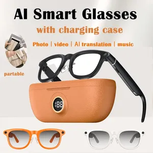 X01 Ul New 6K HD AI Smart <b>Glasses</b> Chat GPT 800MP <b>Camera</b> Bluetooth Call 290mAh Battery 32GB Voice Assistant Control Smart <b>Glasses</b> - Product Image 1