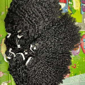 Precio de Fábrica: Cabello Humano Rizado Pixie Curls, Paquetes Dobles de Cabello Virgen Vietnamita 100% Sin Procesar, Proveedor de Paquetes de Cabello Humano - Product Image 3