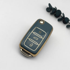 Couverture de boîtier de clé à distance de voiture Tpu Ts Volkswagon <span class=keywords><strong>Tiguan</strong></span> 2025 Skoda jetta <span class=keywords><strong>Das</strong></span> étui de clé automatique pour vw jetta Mk6 Polo Skoda - Product Image 5